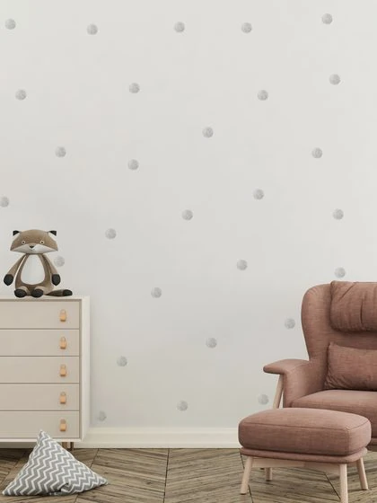 Set Dots Grises Acuarela