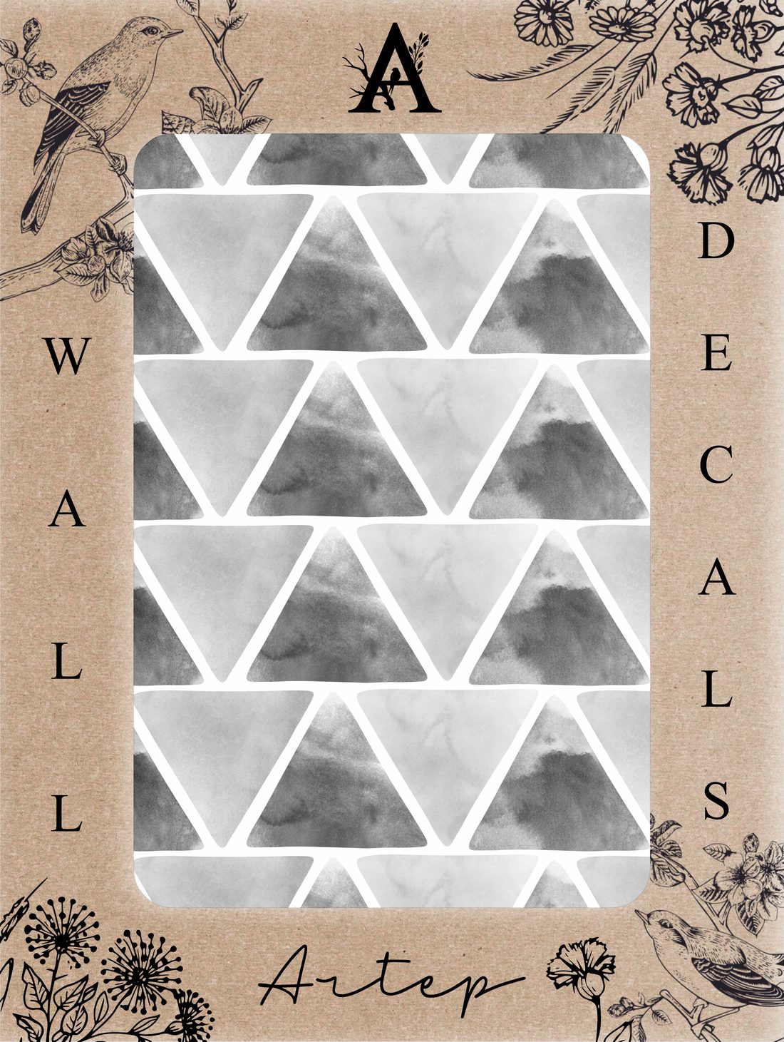 Empaque del set Moon Triangles
