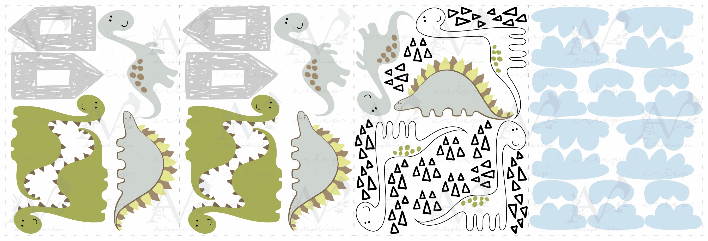 Contenido del set Dino Adventure