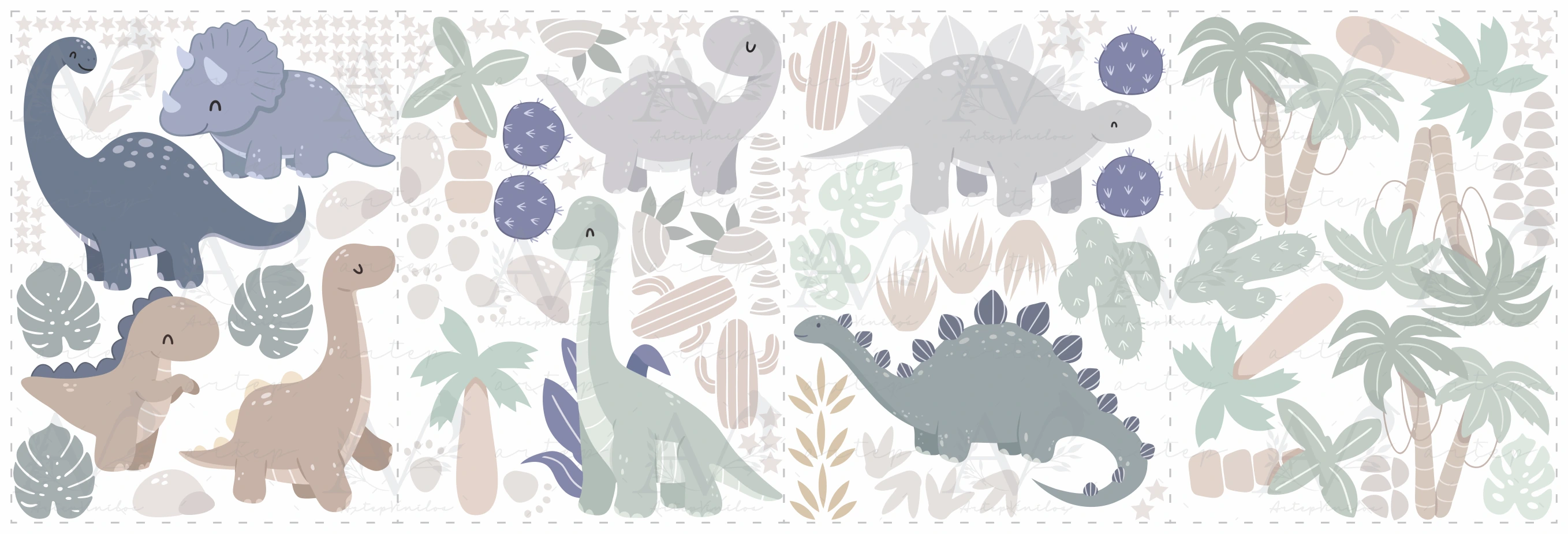 Contenido del set Dino Land