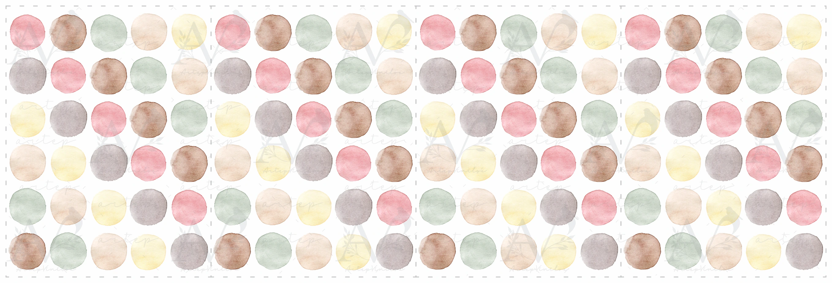 Contenido del set Dots Sueños Pastel