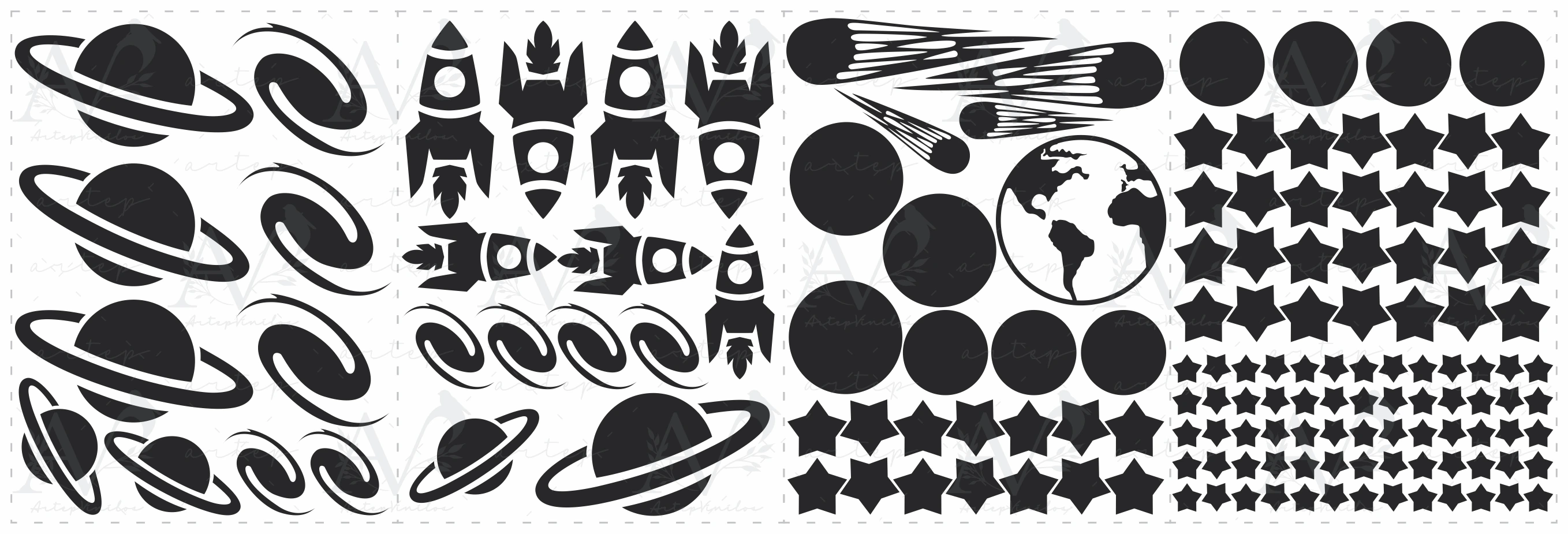 Contenido del set Galaxy Adventure