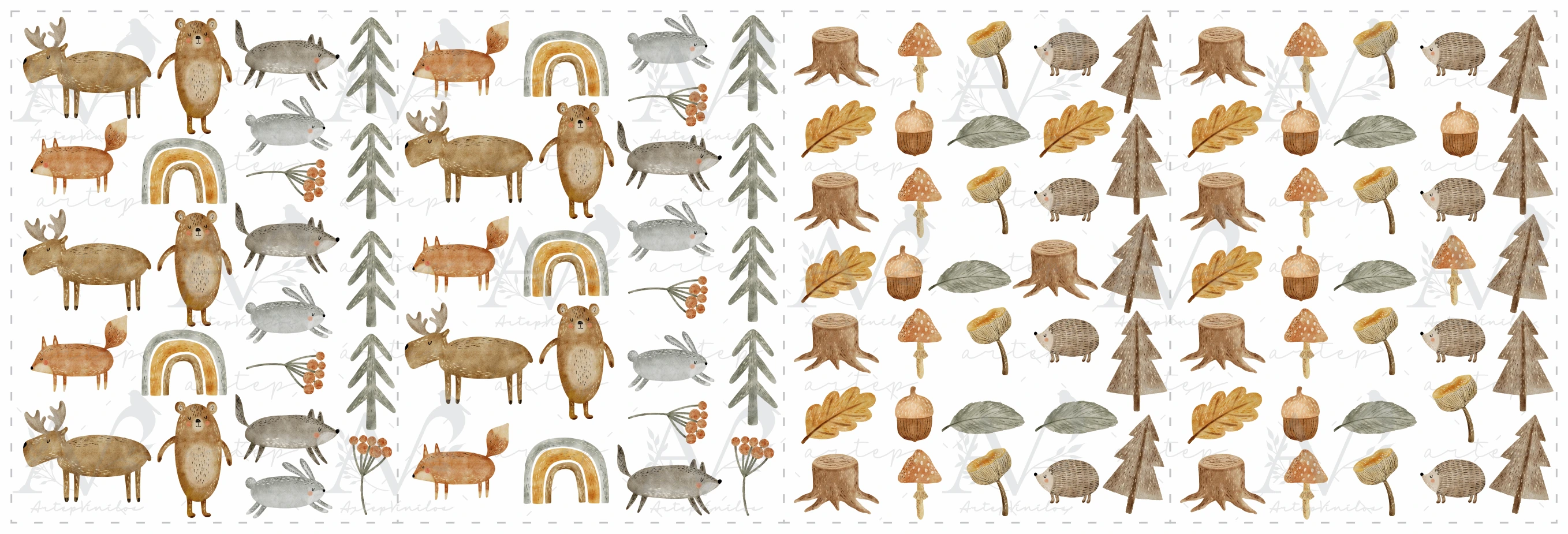 Contenido del set Little Pine