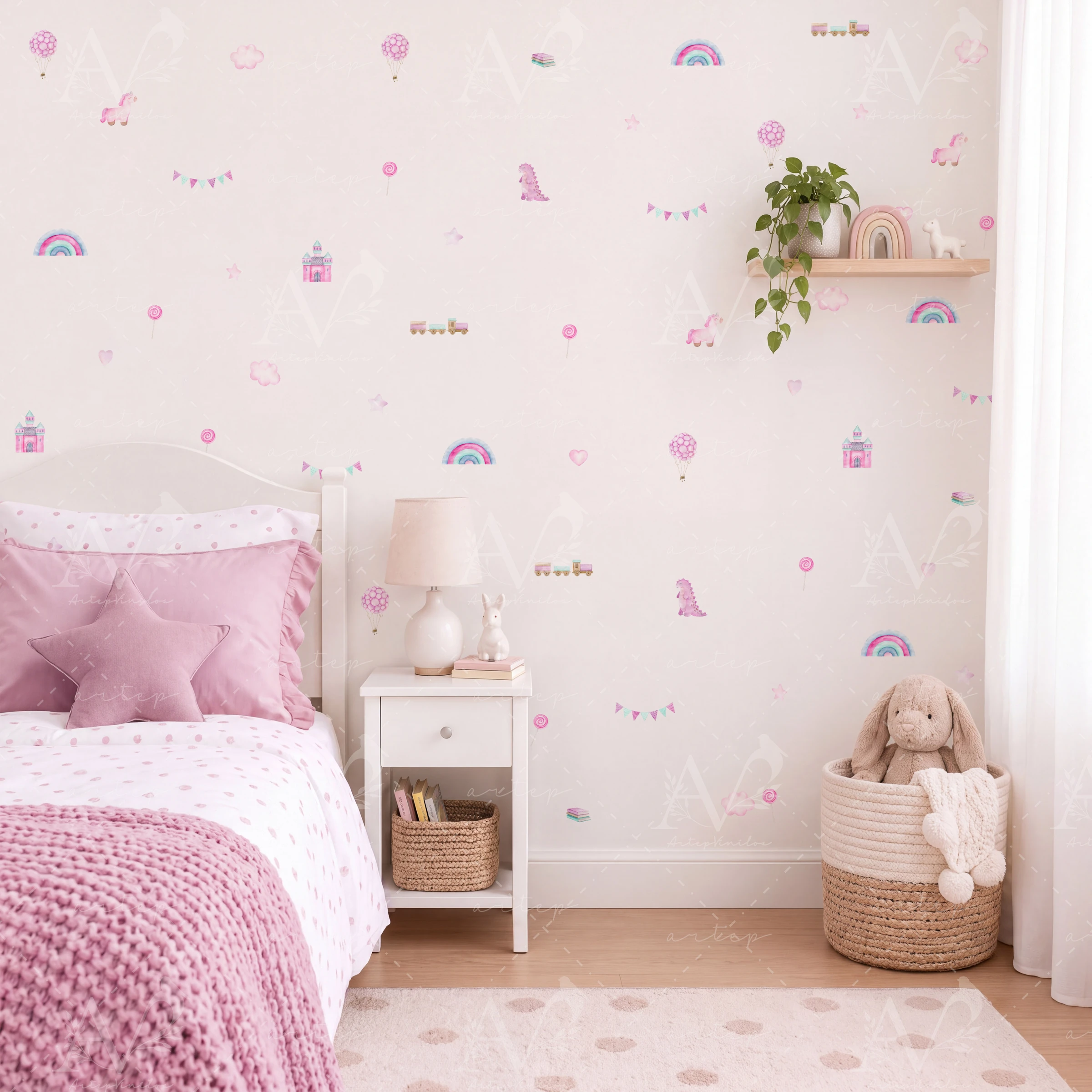 Habitación decorada con el set Fantasy Dreamland