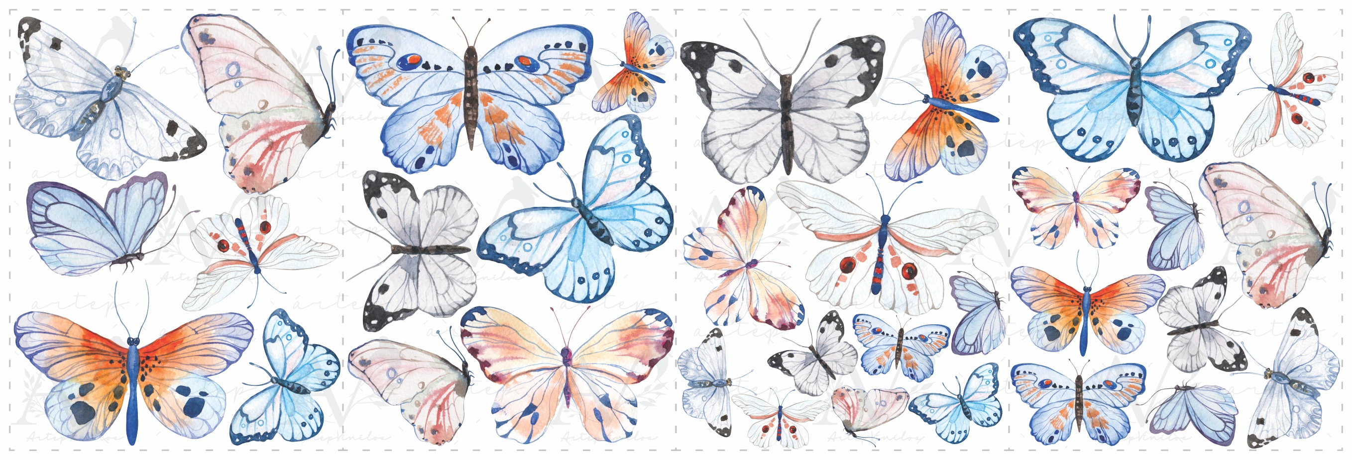 Contenido del set Danza de Mariposas