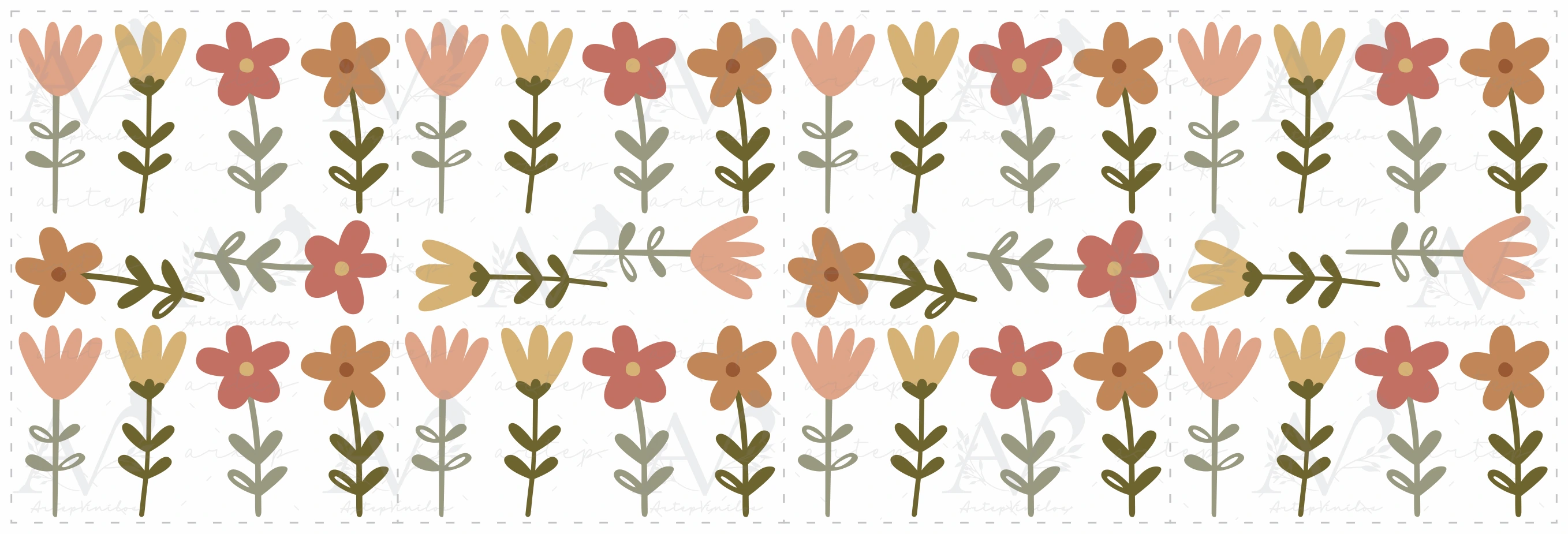 Contenido del set Jardín Floral