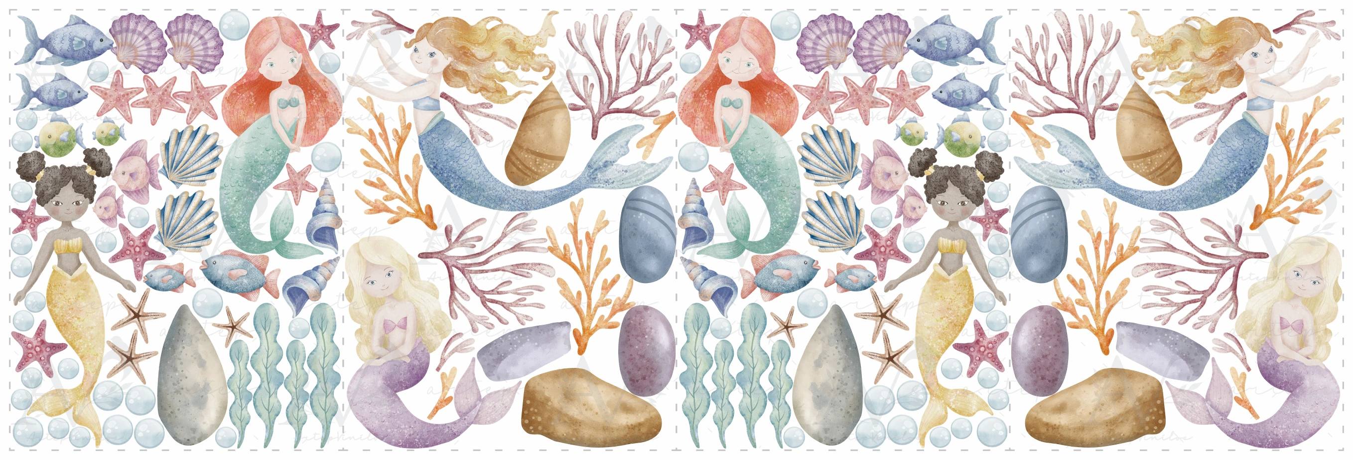 Contenido del set Mundo de Sirenas