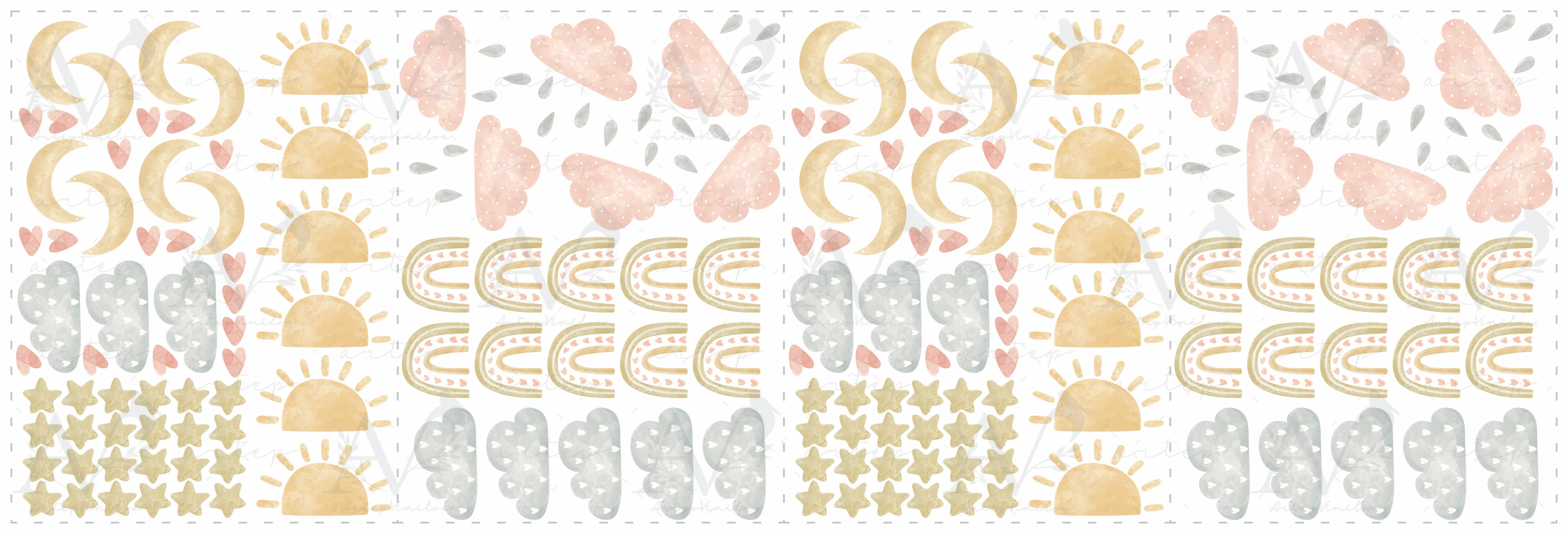 Contenido del set Soft Rain