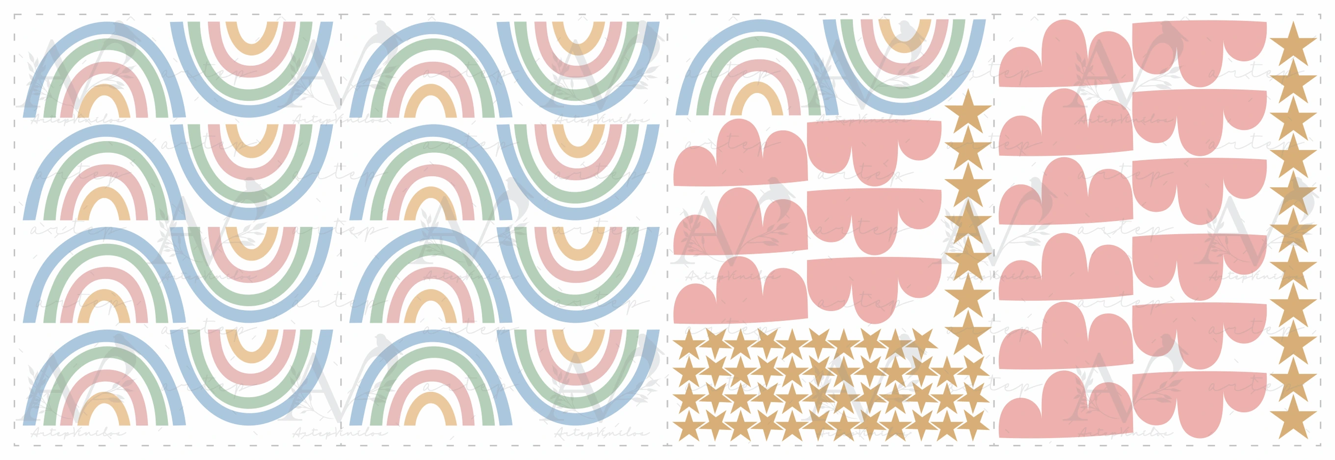 Contenido del set Sueño Pastel
